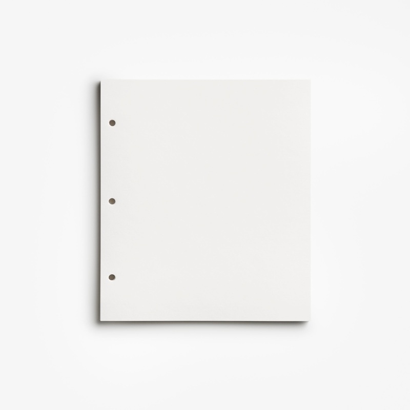 White Photo Album Paper, 10 Pages
