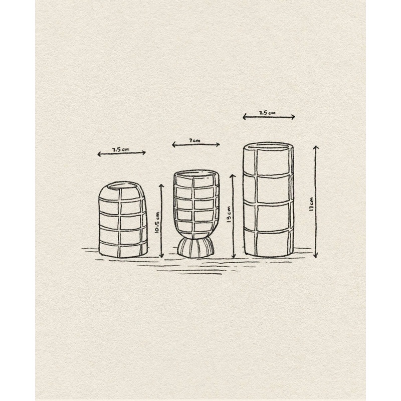 &klevering Carr Vase, Set of 3