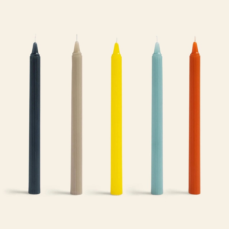 &klevering Ripple Candle, Set of 5