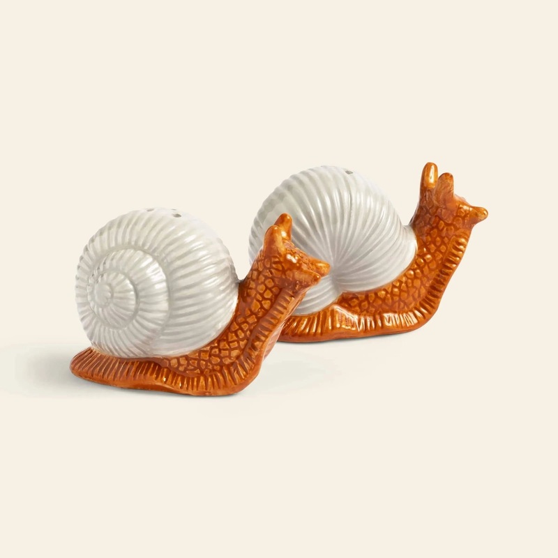 &klevering Snail Salt & Pepper Set