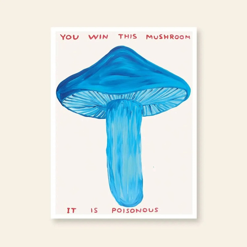 Shrig Shop David Shrigley - You Win This Mushroom (60x80)