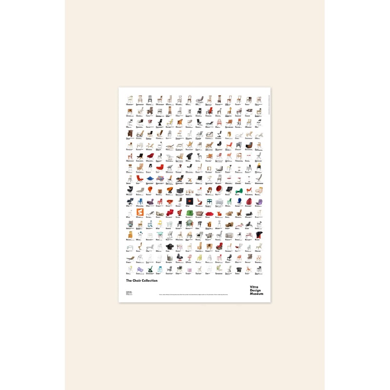 Vitra The Chair Collection Poster