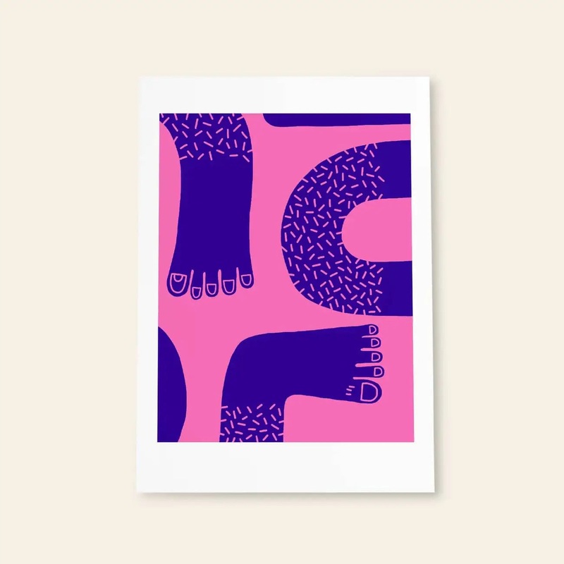 Wobbly Studio Footsie (A4)