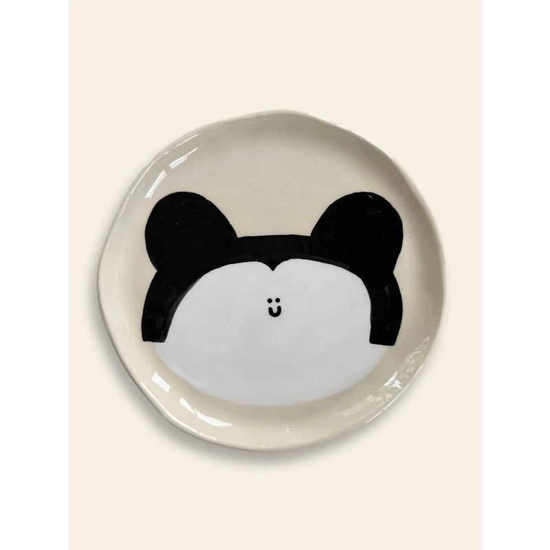 Wobbly Studio Happy Things Plate - Souris