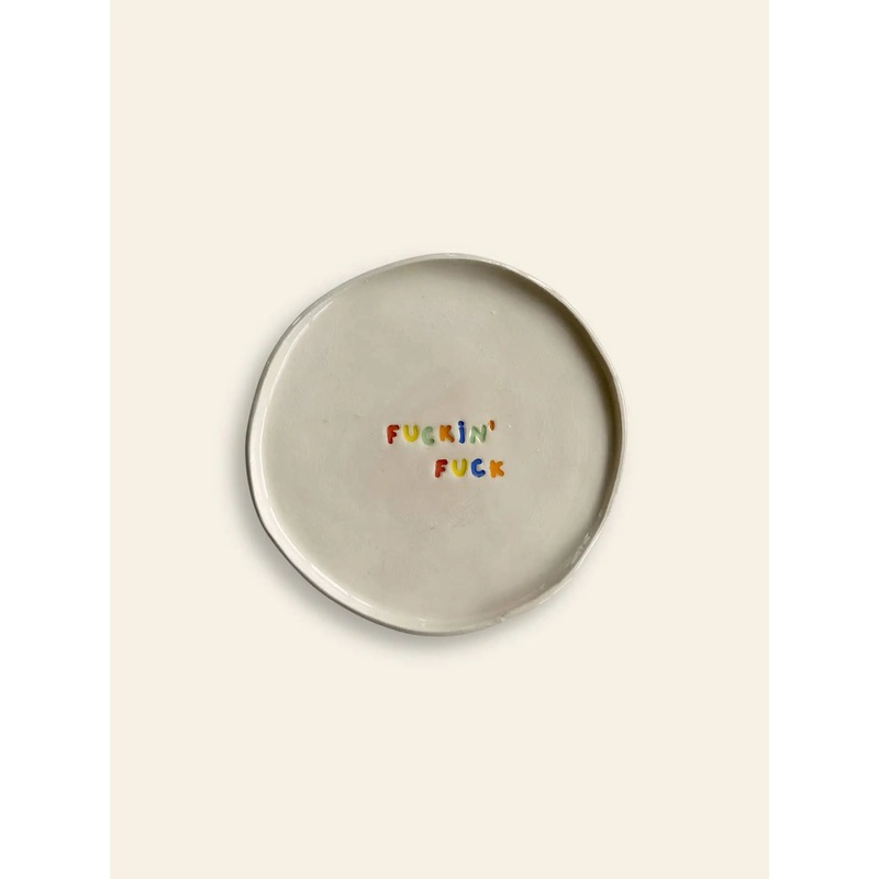 Wobbly Studio Mini Plate - Fuckin' Fuck
