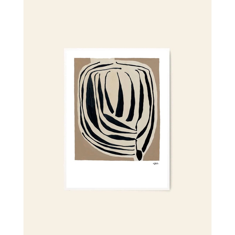 The Poster Club Leise Dich Abrahamsen - Layered (50x70)