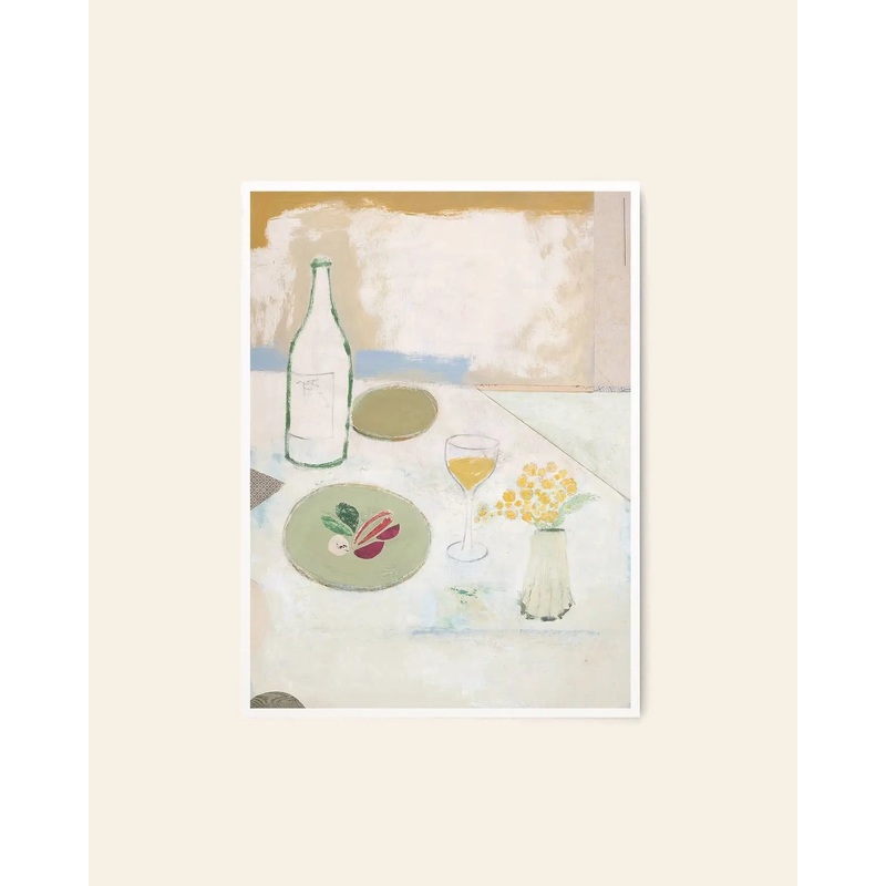 The Poster Club Max Ososki - Fleurs Jaunes (50x70)