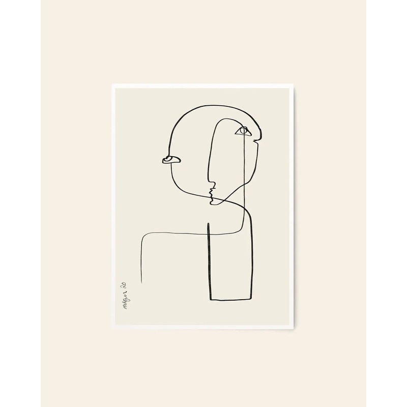 The Poster Club Robin Ahlgren - Sculpture No. 02 (50x70)