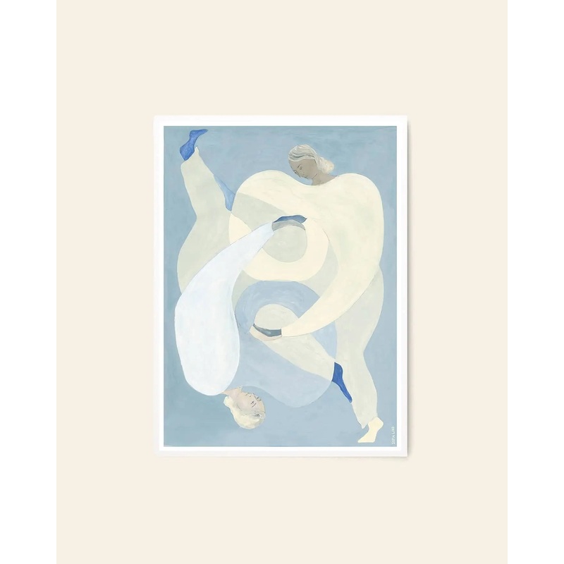 The Poster Club Sofia Lind - Hold You - Blue (50x70)