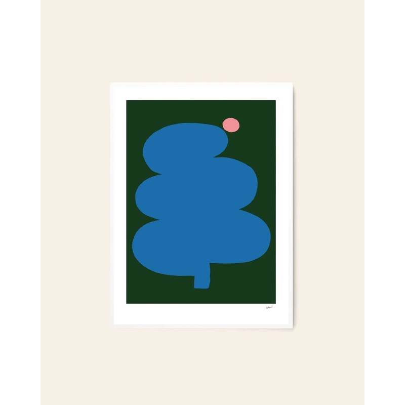 The Poster Club Wensi Zhai - Fat Tree Pink Moon (50x70)