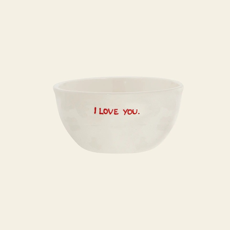 Anna + Nina I Love You Bowl