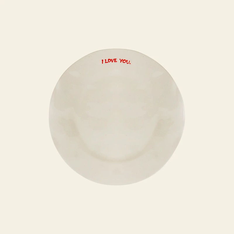 Anna + Nina I Love You Breakfast Plate