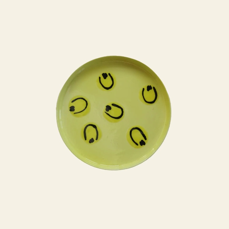 Frizbee Ceramics Baby Plate