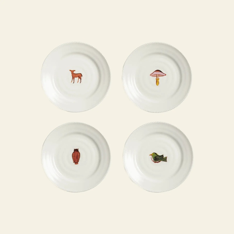 &klevering Autumn Plate Small, Set of 4