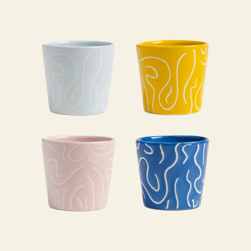 &klevering Soba Mug Small, Set of 4