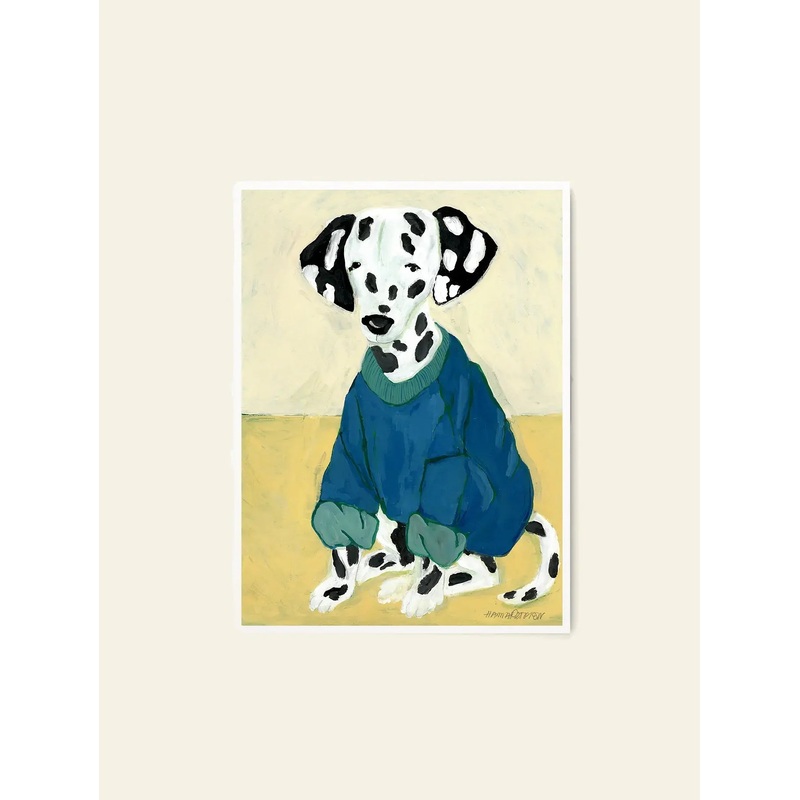 The Poster Club Hanna Peterson - Dalmatian In Sweatshirt (50x70)