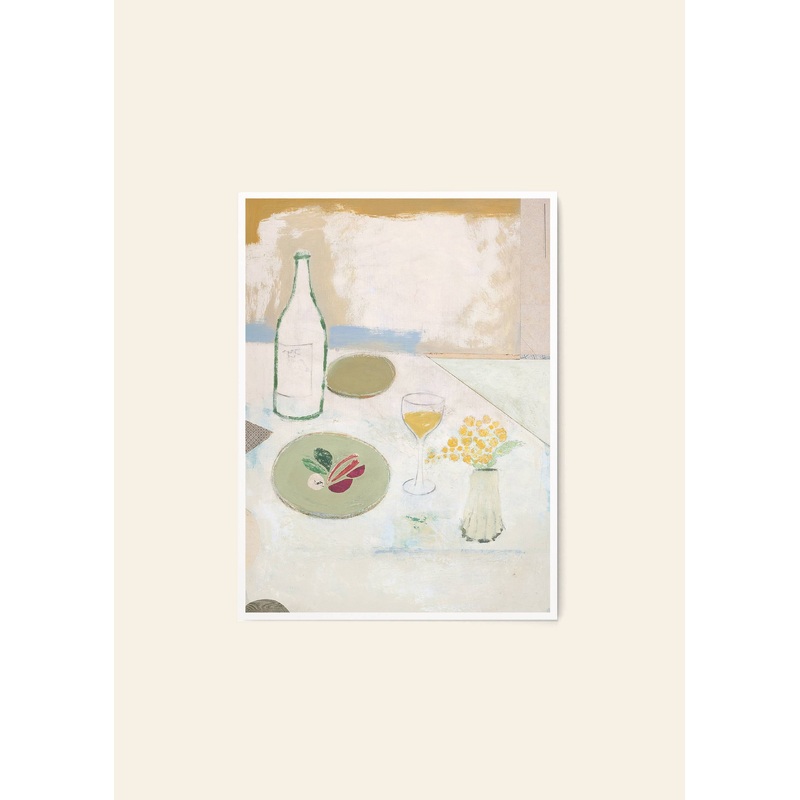 The Poster Club Max Ososki - Fleurs Jaunes (30x40)