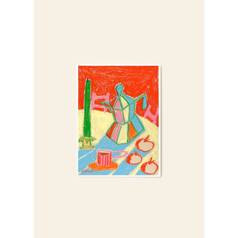 The Poster Club Maxine Mccrann - Bialetti And Clementines (30x40)