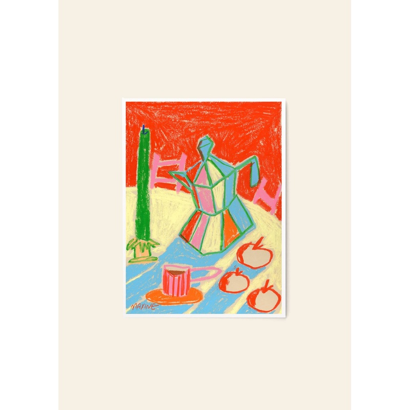 The Poster Club Maxine Mccrann - Bialetti And Clementines (50x70)