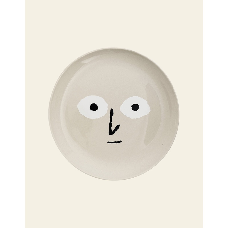 NouNou Family Plate Large - Warm Beige
