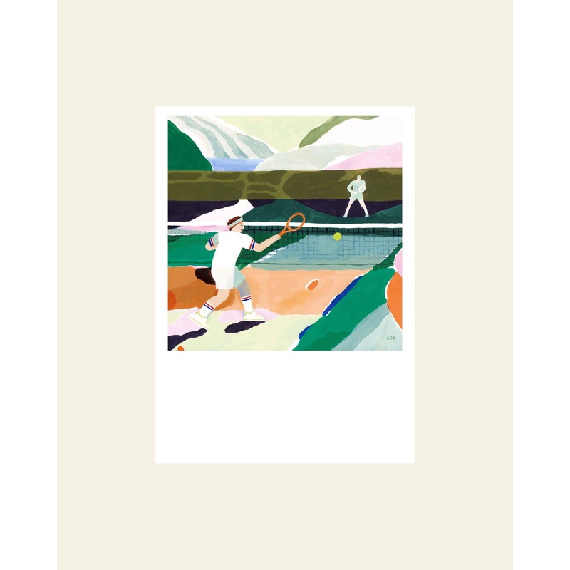 The Poster Club Clara Selina Bach - Tennis (50x70) - Poster