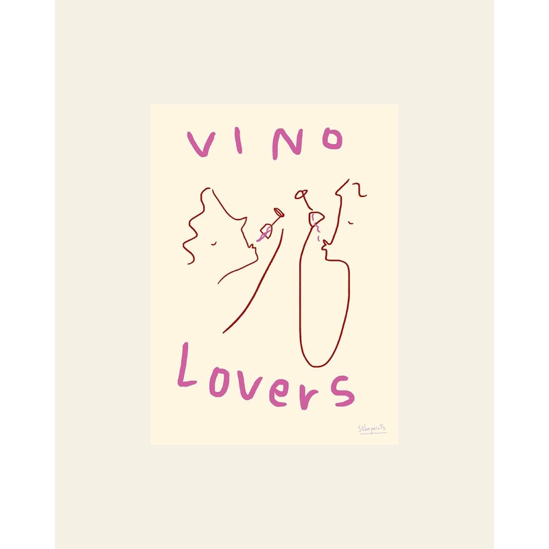 The Poster Club Ruby Hughes - Vino Lovers (50x70) - Poster