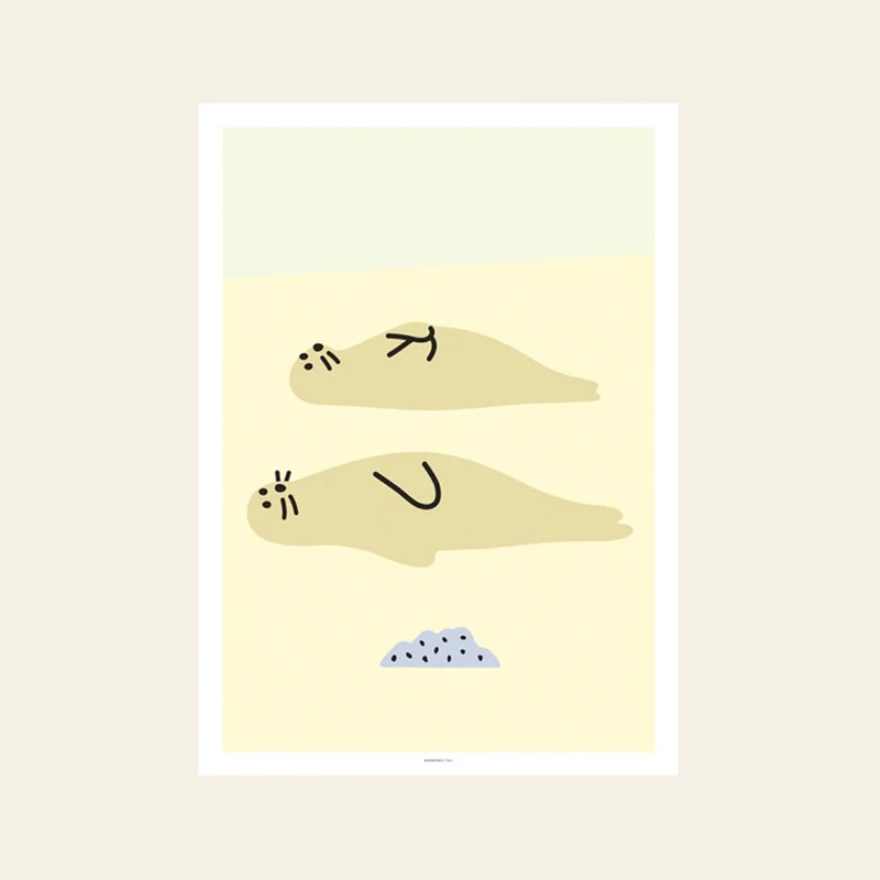 WARMGREY TAIL Seal Friends Poster (30x40)