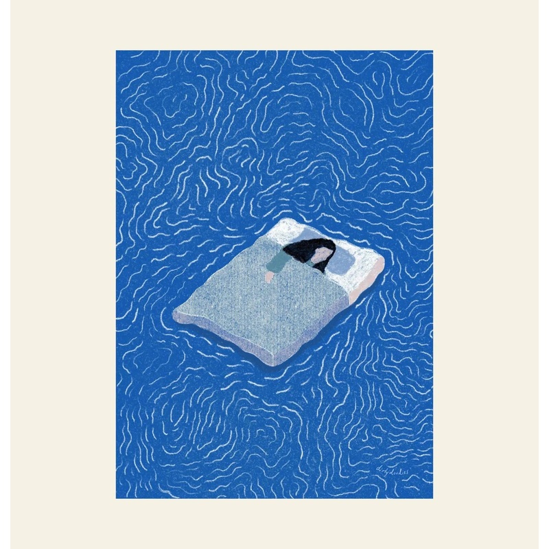 Dirtydoodies Asleep; Adrift, Print