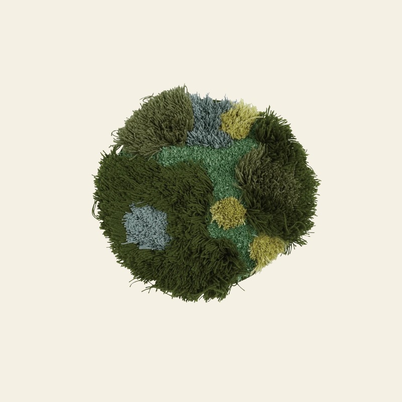 MIYOSHI RUG eofm x MIYOSHI RUG Ragged Chair Rug