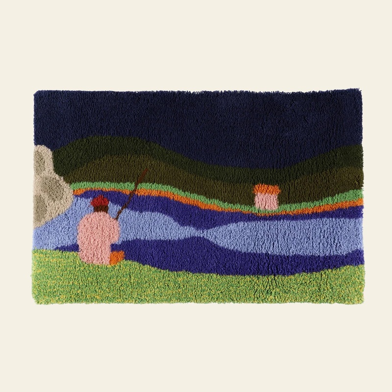 MIYOSHI RUG Lake Rug