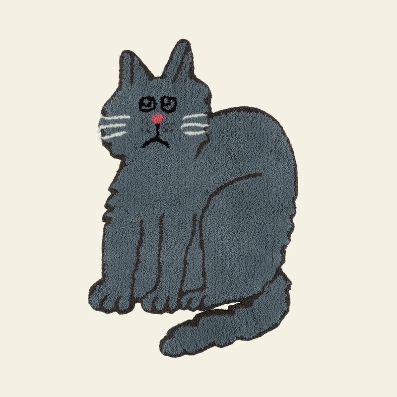 MIYOSHI RUG Shiomi Wada x MIYOSHI RUG Cat Rug B