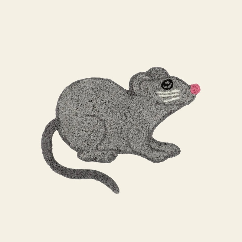 MIYOSHI RUG Shiomi Wada x MIYOSHI RUG Mouse Rug