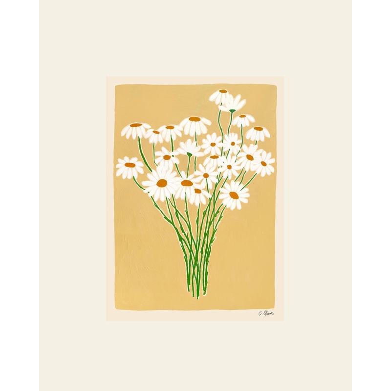 The Poster Club Carla Llanos - Daisies (50x70) - Poster