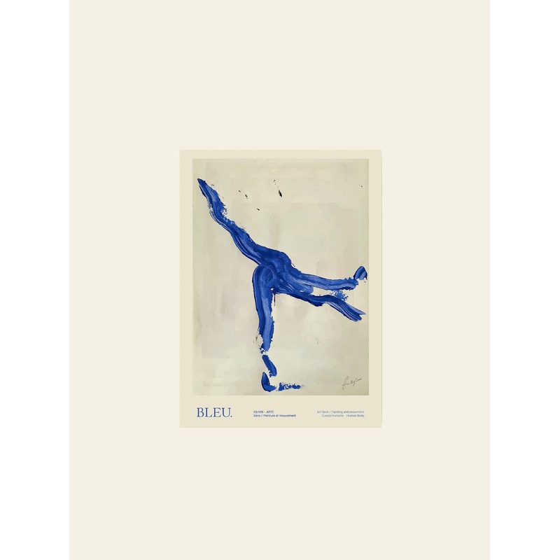 The Poster Club Lucrecia Rey Caro - Bleu (30x40) - Poster