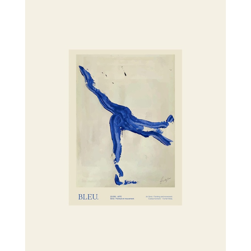 The Poster Club Lucrecia Rey Caro - Bleu (50x70) - Poster