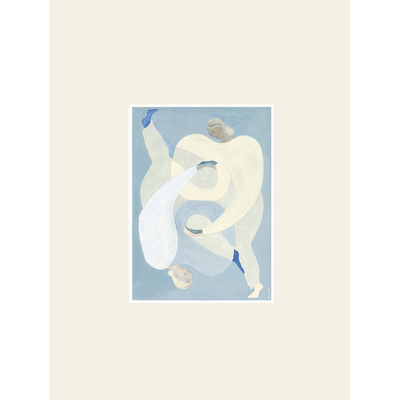 The Poster Club Sofia Lind - Hold You - Blue (30x40) - Poster