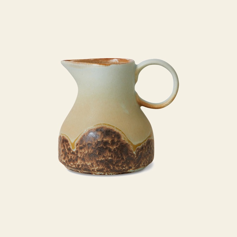 HKLIVING 70s Ceramics: Milk Jug - Shell