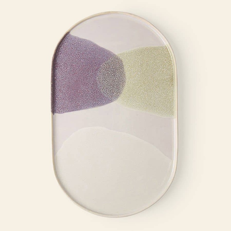 HKliving Gallery Ceramics: Oval Dinner Plate