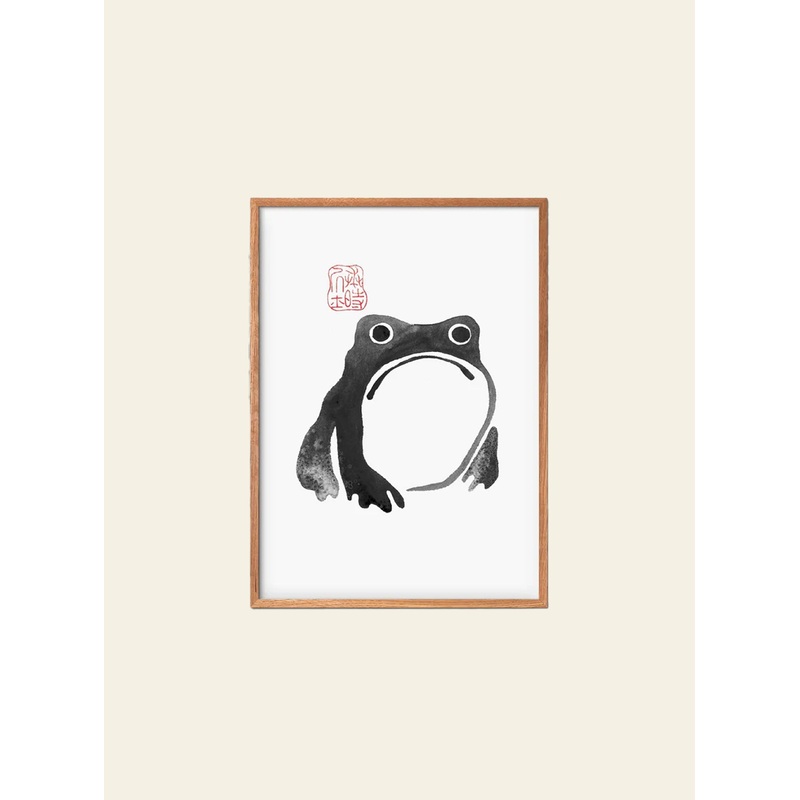 Empty Wall Japanese Frog Poster (30x40)