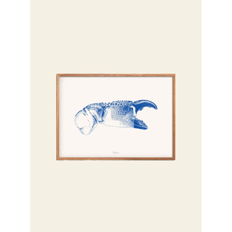 Empty Wall Julie Flansmose - Krabbeklo Blue (30x40) - Poster