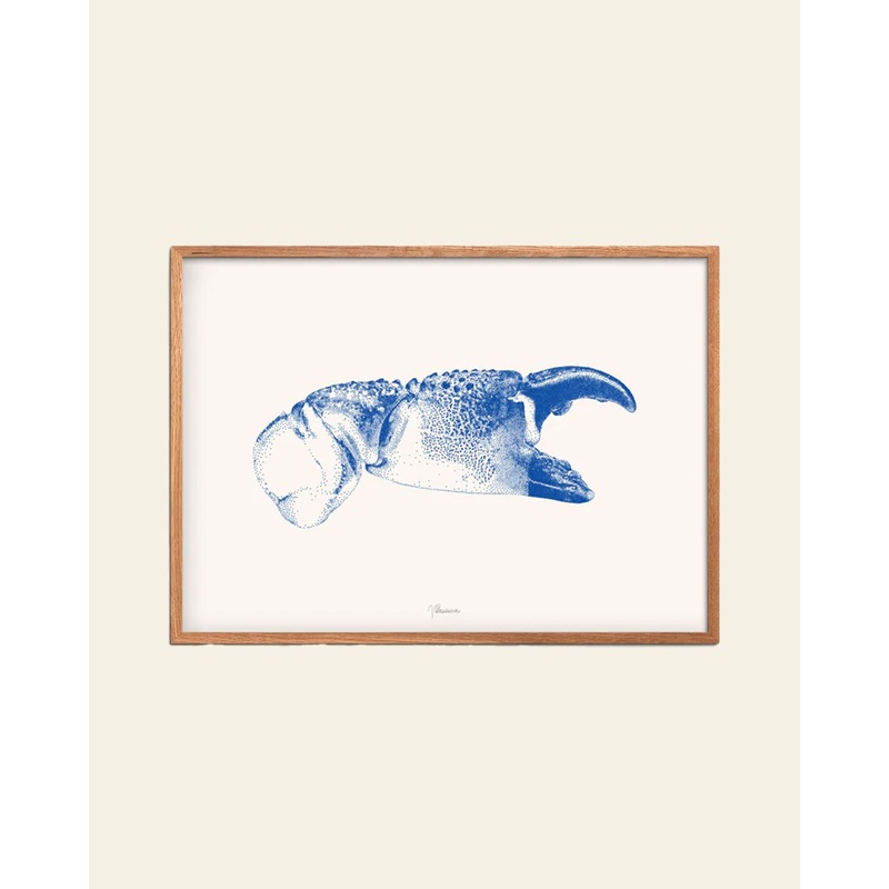 Empty Wall Julie Flansmose - Krabbeklo Blue (50x70) - Poster