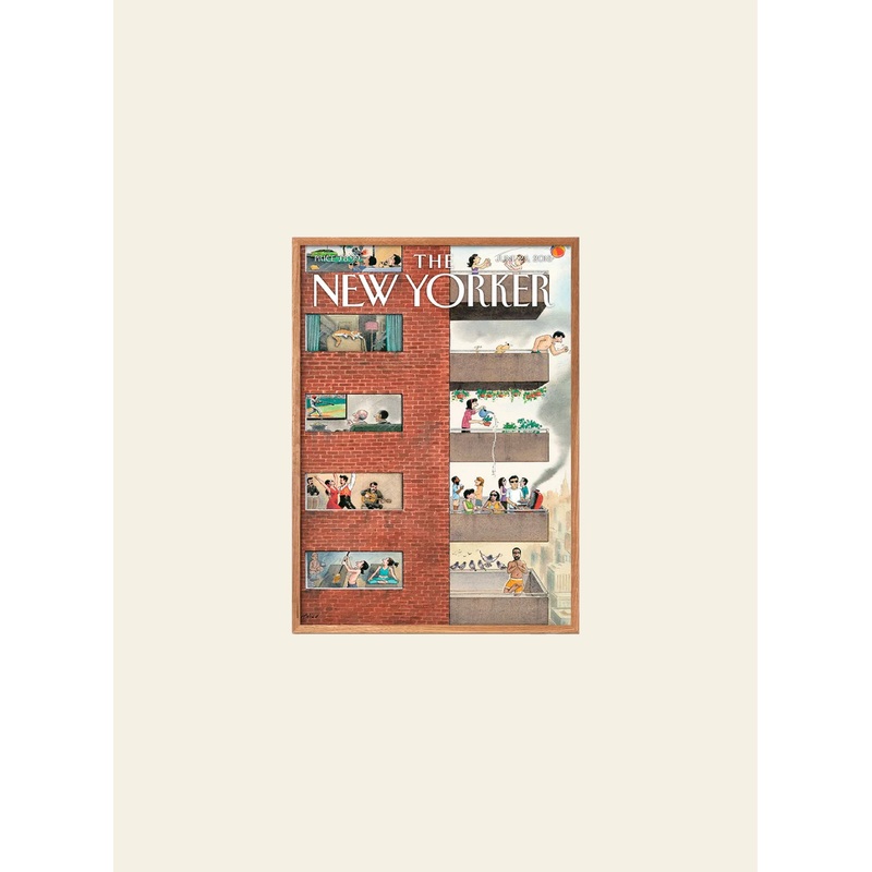 Empty Wall The New Yorker - City Living (A3) - Poster