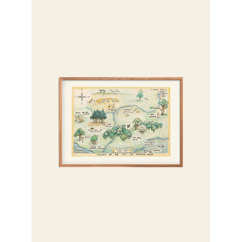 Empty Wall Winnie The Pooh - Hundred Acre Wood (30x40) - Poster