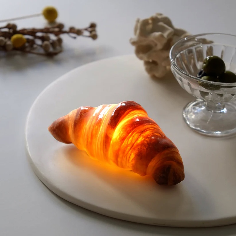Yukiko Morita Pampshade Croissant Bread Lamp