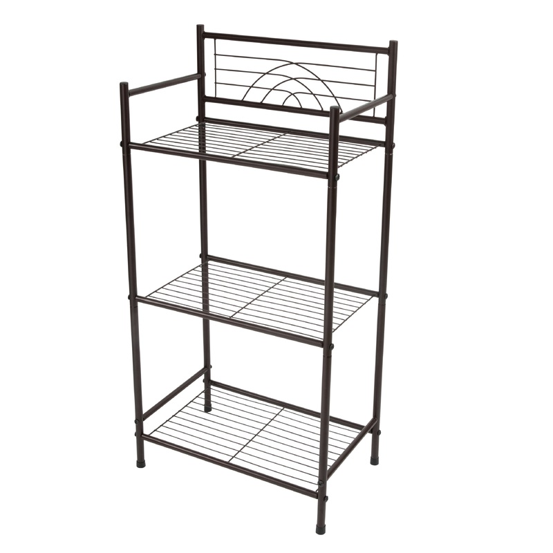 Bath Bliss 3 Tier Storage Shelf in Oil Rubbed Bronze