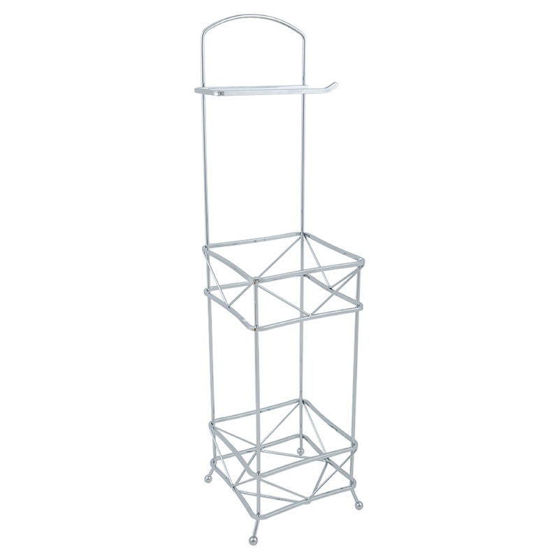 Bath Bliss Geode Toilet Paper Dispenser and Reserve in Chrome