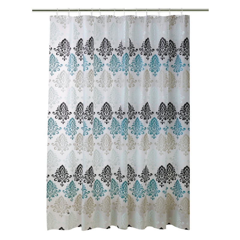 Bath Bliss Shower Curtain in Paisley Design