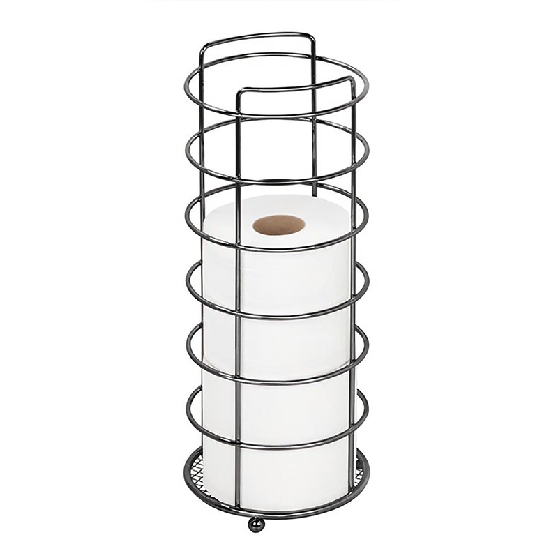 Bath Bliss Toilet Paper Holder in Black Onyx