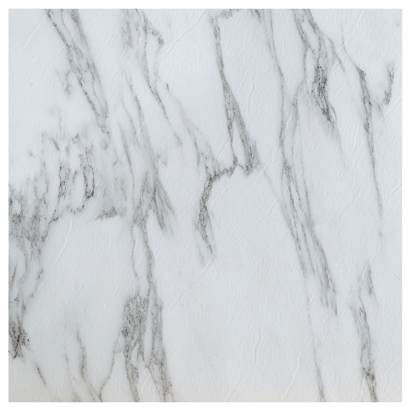 Tivoli Bianco Marble 12x12 Self Adhesive Vinyl Floor Tile - 45 Tiles/45 sq. Ft