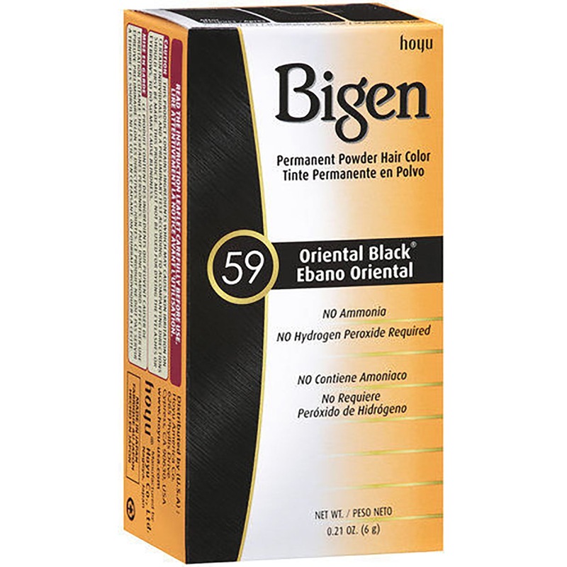 Bigen Permanent Powder Hair Color, 59 Oriental Black